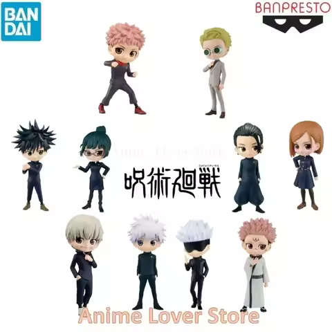 Bandai Original Q Posket Jujutsu Kaisen Satoru Gojo Itadori Fushiguro Megumi Ryomen Sukuna Anime Figures