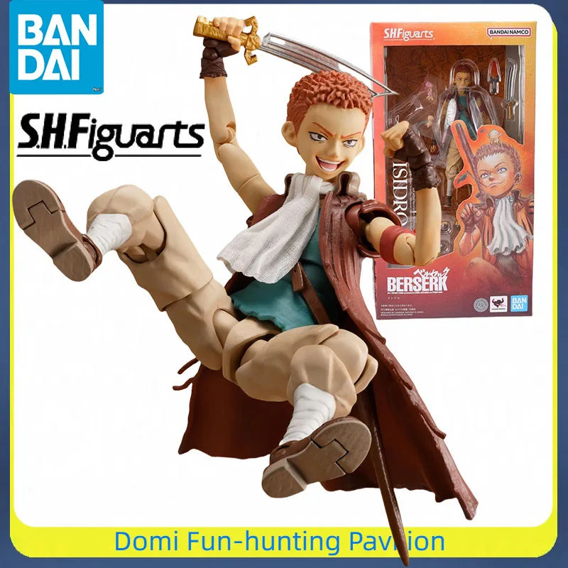 

Bandai Original SHF BERSERK Anime Figure ISIDRO Joint Movable Model Action Finished Toys Gifts for Kids Collectible Ornament