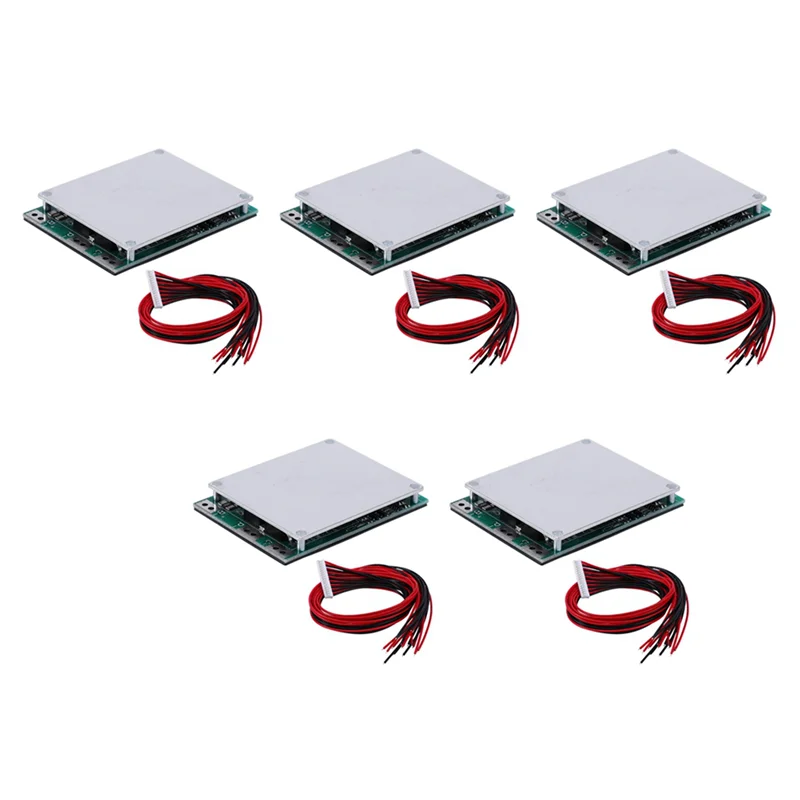 

ABGN 5X 16S 60V 20A Protection Board Li- Lithium 18650 Battery BMS PCB Protection Board With Balance For E-Bike