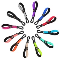 Nylon Dog Training Leash Solid Color Short Collar Chain Accessories Medium Light Reflective Anti Break Outdoor Big Dog Leash
