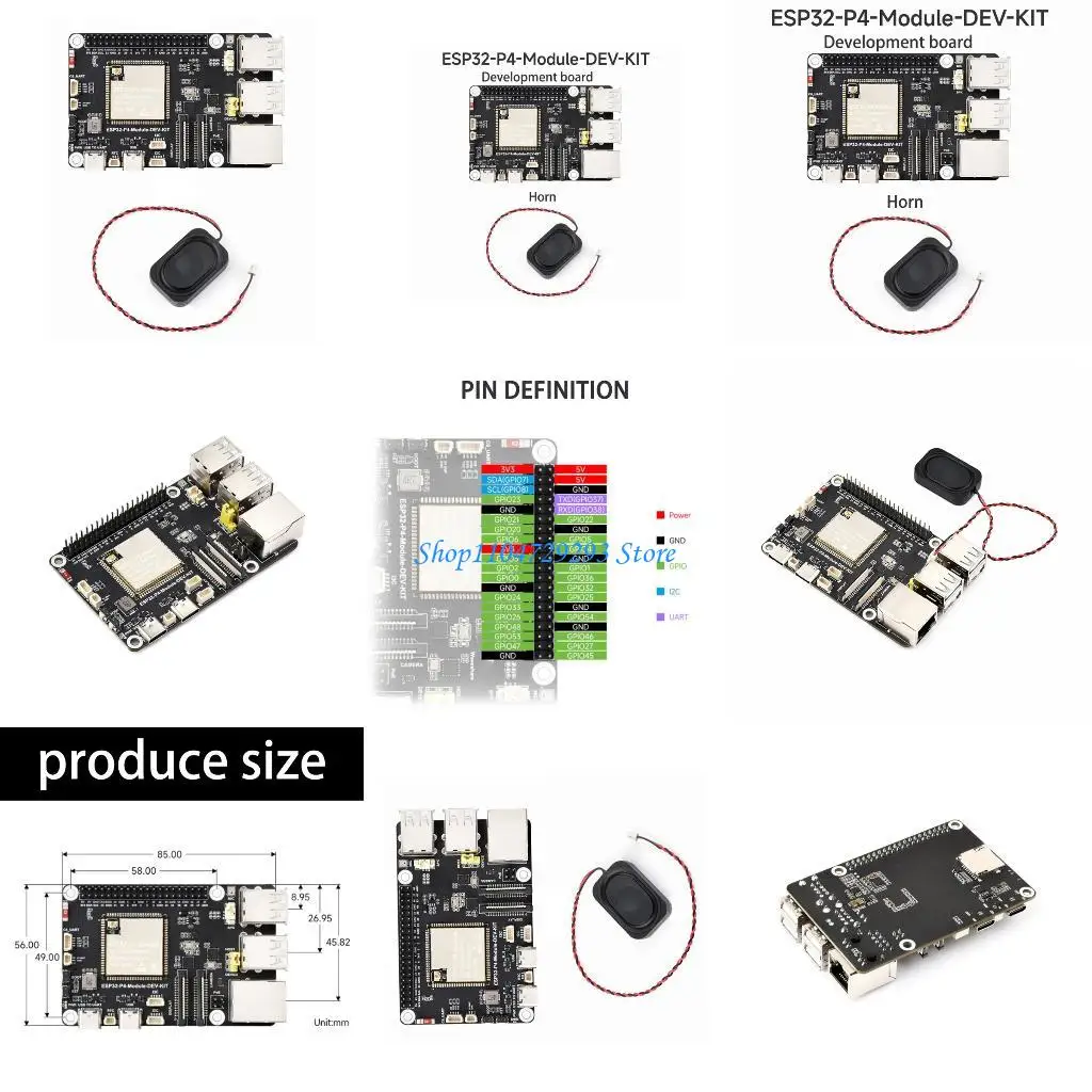 

Y2GD Expandable P4 Development Board WiFi Bluetooth-compatible Low Power Consumption Hardware Access Control