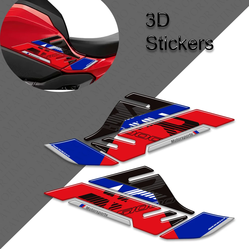 

3D resin Motorcycle Sticker Tank Pad Protection Decal kit For BMW S1000XR S 1000 XR S1000 M1000 M1000XR 2024-
