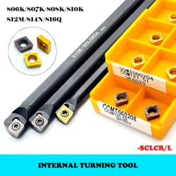 S06K S07K S08K S10K S12M S14N SCLCR06 Internal turning tool holder CNC boring bar SCLCR 95 degree tool holder CCMT060204 carbide