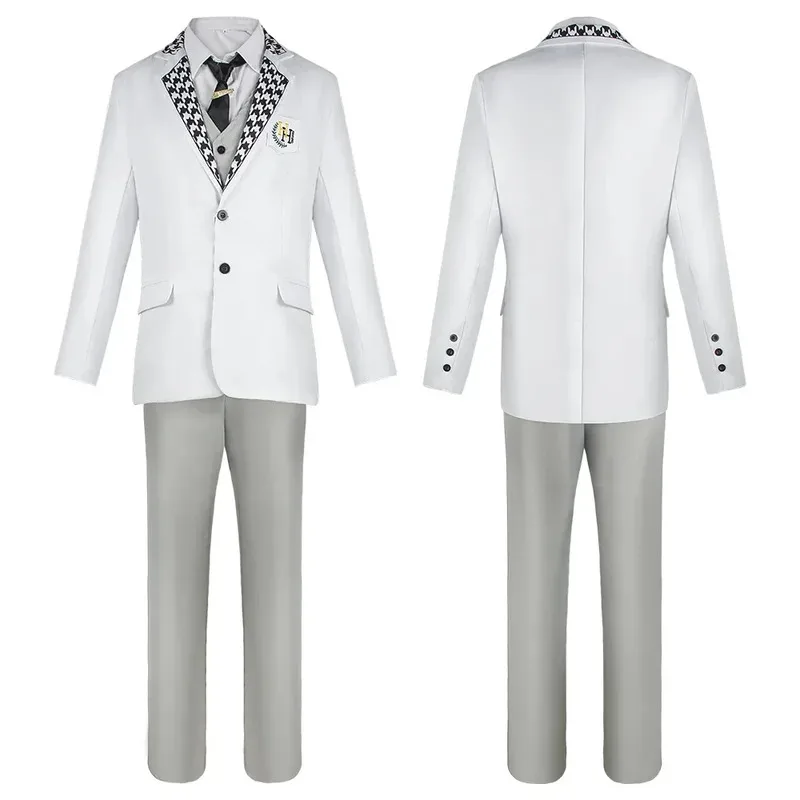 Pakaian Cosplay Mikage Reo Nagi Anime Blue Lock Seragam Sekolah DK Tinggi Setelan Celana Bordir Kostum Set Lengkapx;8's,6;