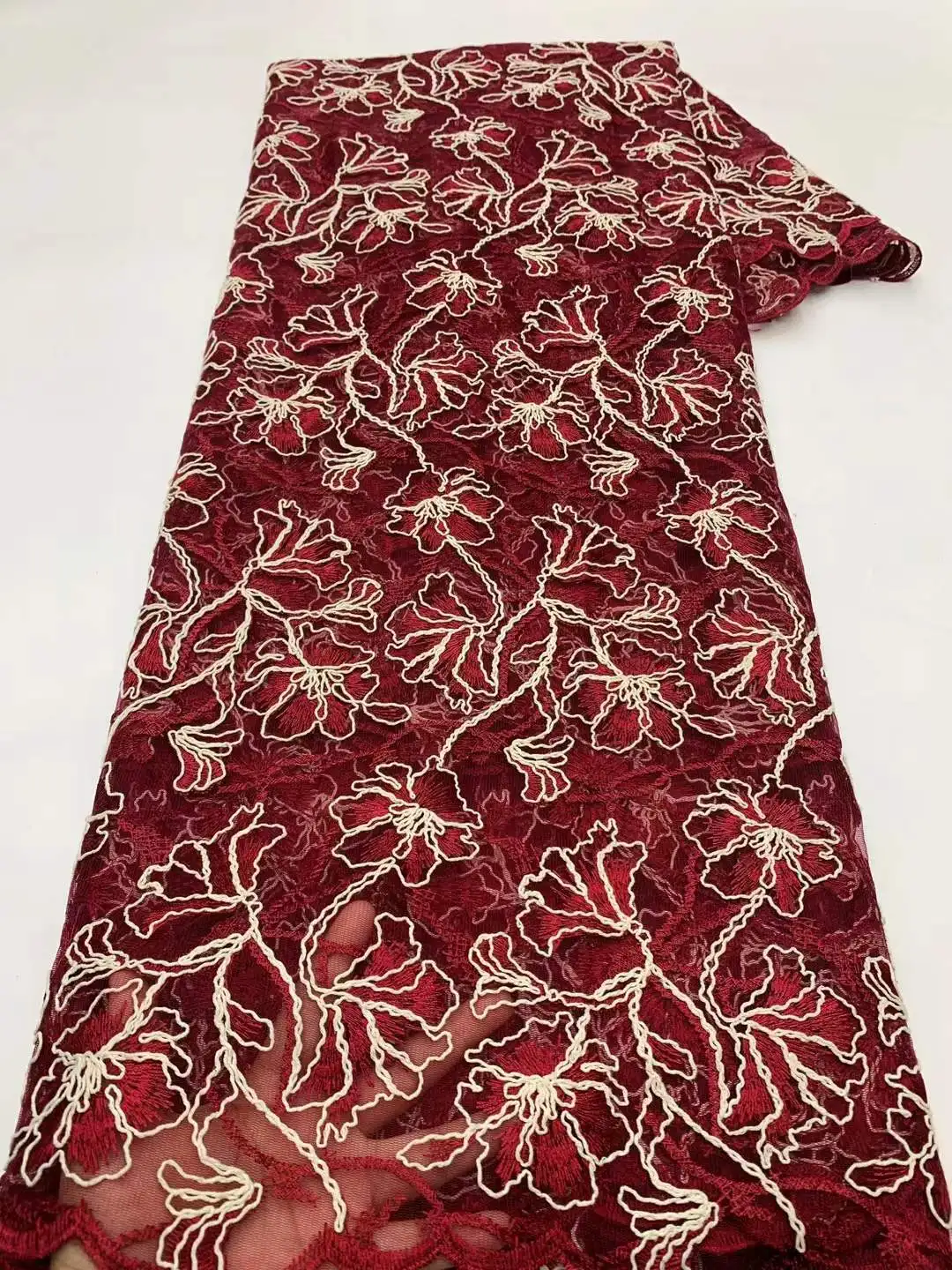 Africa Nigerian Beaded French Mesh Lace With Sequins High Quality 2025 Embroidery Lace Sequins Lace For Wedding Dresses Women