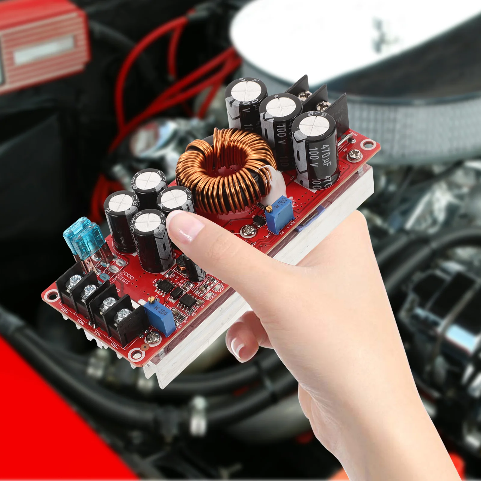 وحدة طاقة 1200 وات، منظم دفعة متعدد الاستخدام، مثبت جهد تيار مستمر مدمج، صناعة متقنة، وحدة متعددة الاستخدامات سهلة التكامل