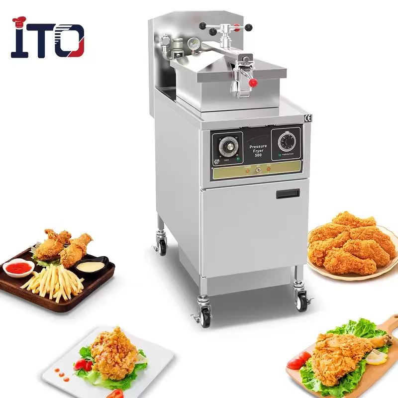 Commercial Stainless Steel Electric Chicken Standing Henny Penny Pressure Fryers
