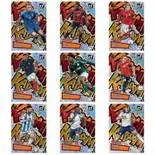Panini 2023-24 Donruss Kaboom Gold Lionel Messi Kylian Mbappe Beckham DIY hausgemachte Fußballstar Sammelkarte Geschenkkollektion - AliExpress 