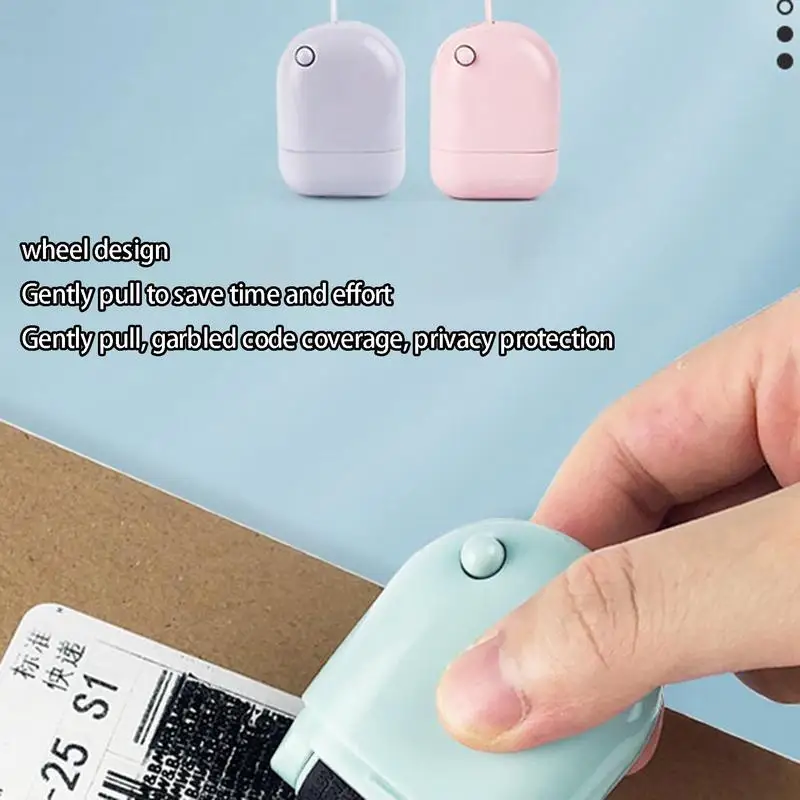 Rolka bezpieczeństwa stempel wodoodporny poufny strażnik z otwieraczem do pudełka ochrona tożsamości prezent dla rodziny przyjaciół sąsiadów