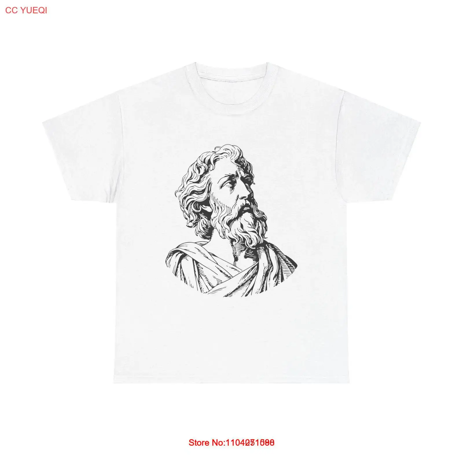 Apostle Matthew Portrait T-Shirt - christian portrait biblical figure gospel art