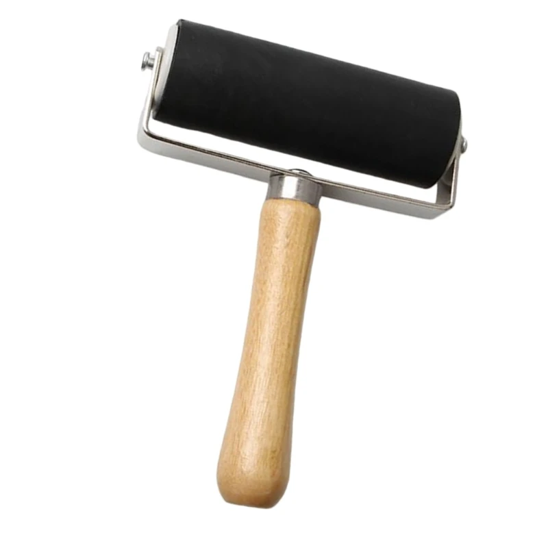 Y6GD Quality Rubber Roller Brayer Painting Roller for Efficient Transfer in Printmaking Craft Stamping Durability