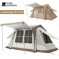 MOBI GARDEN Camping Lansheng 2 Inflatable Air Tent 10.92㎡ Folding Family Outdoor 4 Seasons Quick Opening Tunnel for 5-8 People