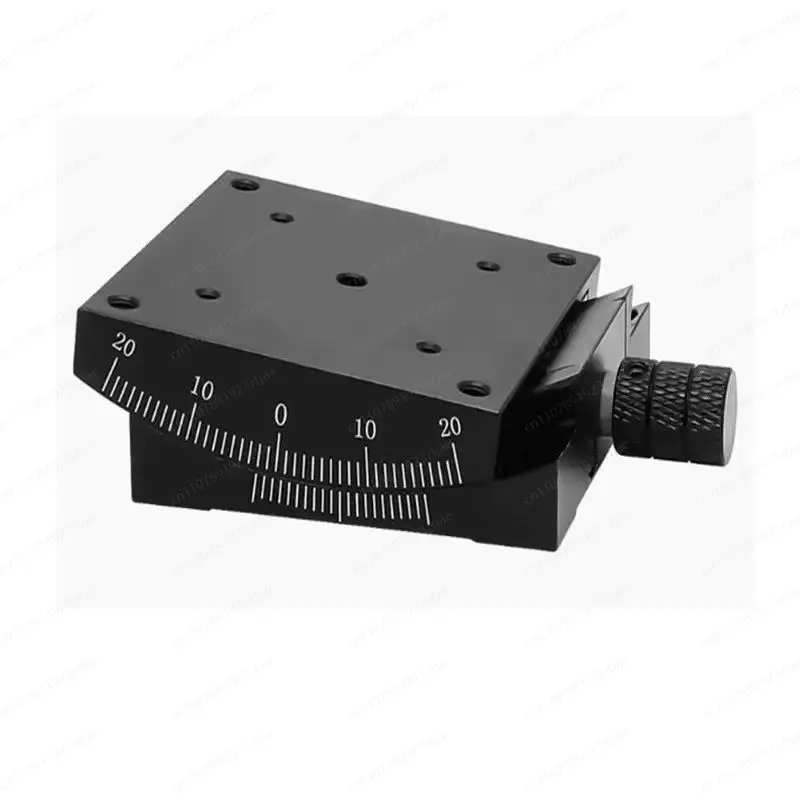 X-Axis Angle Tilt Slide, Manual Arc Goniometer Platform with Fine-Tuning for Optical Alignment GFG60