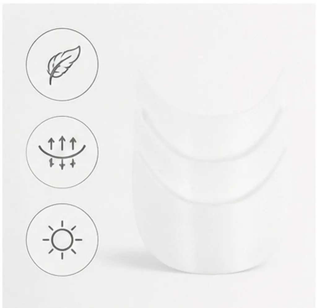 20Pcs White Plastic Baseball Cap Visor Insert 7x2.4x0.08inch for Shape Retention Sun Protection Hat Brim Repair DIY Supplies Cap