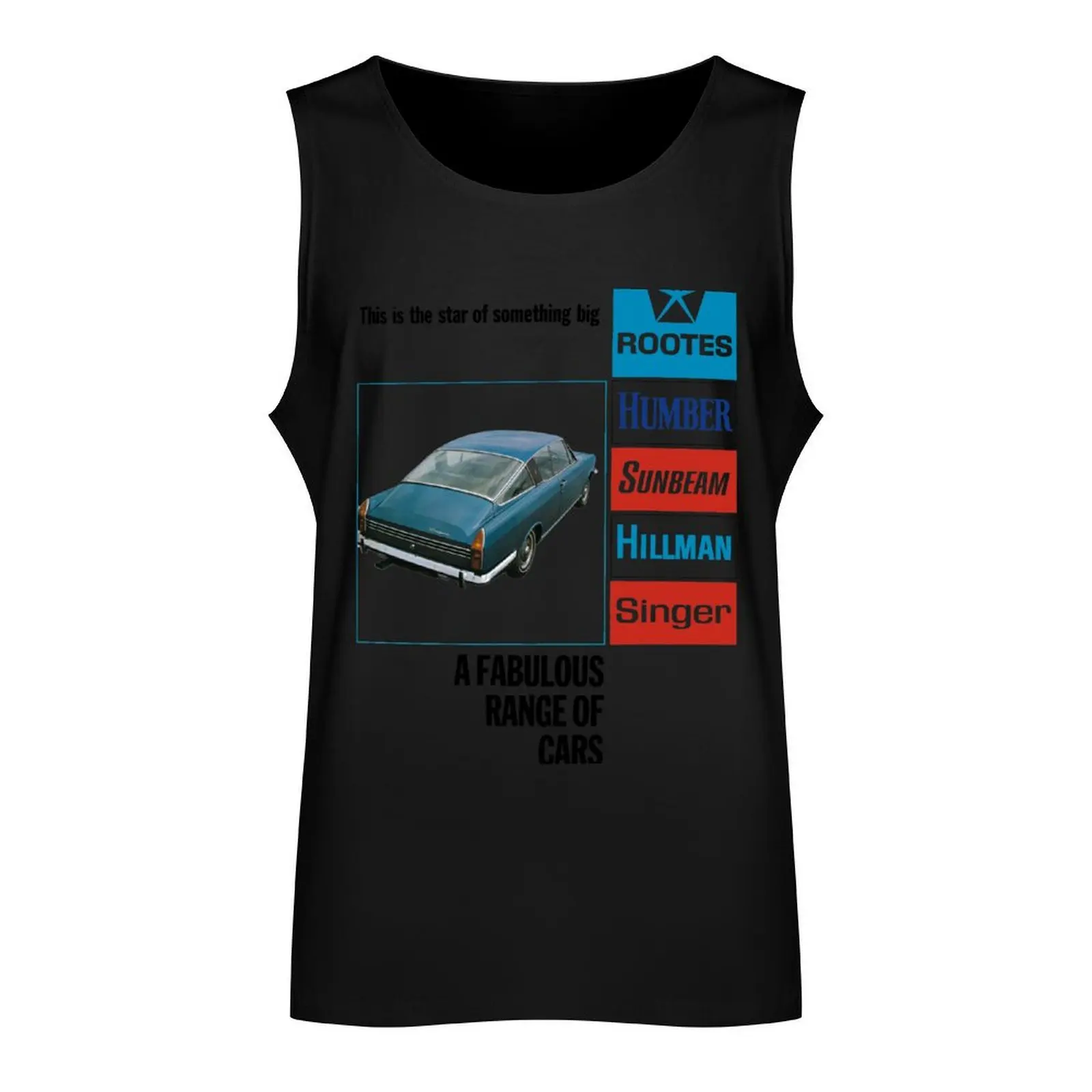 SUNBEAM RAPIER - ROOTES GROUP Tank Top Men's gym Men's summer clothes Clothing t-shirts for men