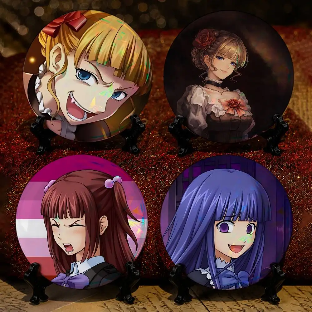 umineko no naku koro ni 25mm 75mm 44mm 58mm 32m Brooches Badges Pins for Accessories