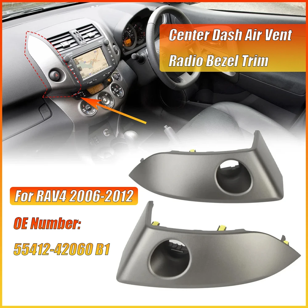 

Центральная приборная панель, вентиляционное отверстие, радиообшивка, приборная панель, панель приборной панели для RAV4 2006-2012, внутренние детали 55412-42060 55413-42070