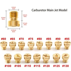 キャブレターメインジェットm5キット,キャブレター,60, 65, 70, 75, 80, 85, 90, 100, 105, 110, 115, 120, 125, 130,phnl VHS-MIKUNI用VM16-20、pya、pym、15個