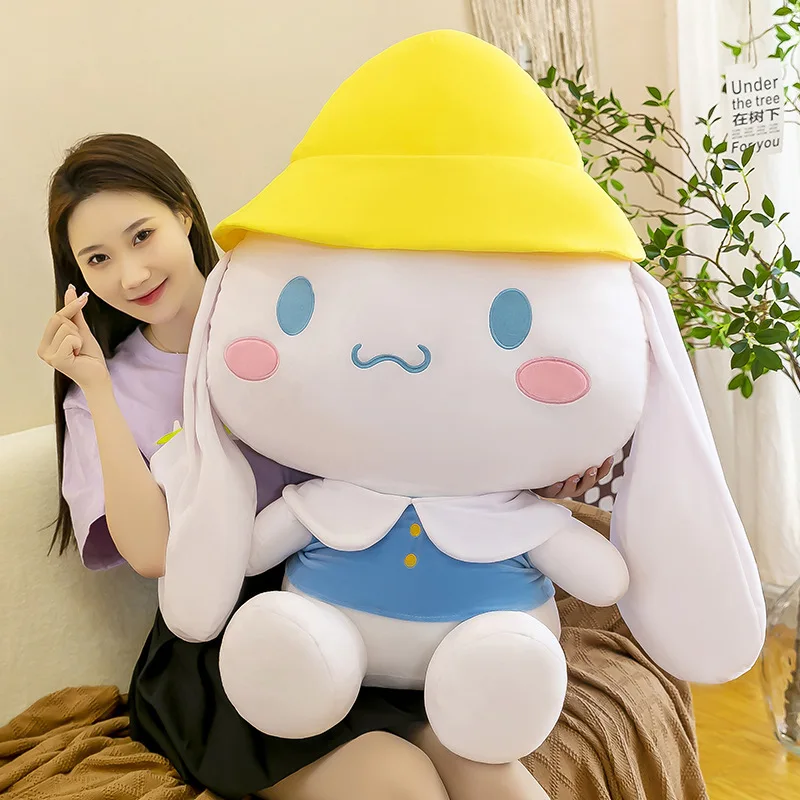 

Hat Cinnamoroll Doll Plush Toy Cute Plushce Cartoon Doll Children's Sleep Toys Pillow Birthday Gift