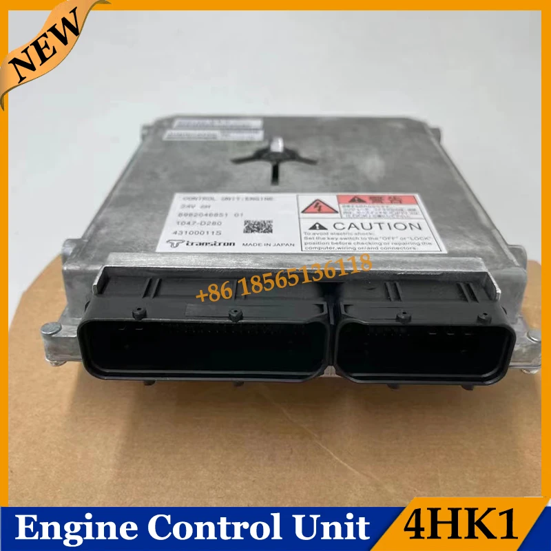 4HK1 ECU Engine Control Unit 8-98126056-1 8981260680 Controller Computer Board JS220 JS210 JS200 ZX200/240-3 SH210-5