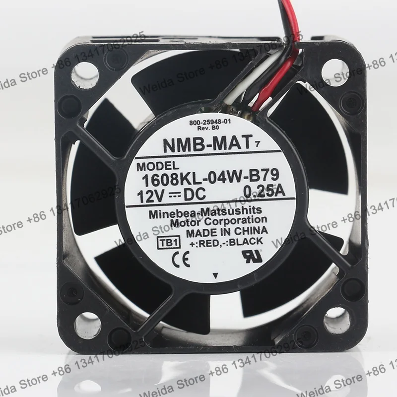 

Оригинальный вентилятор NMB 4020 DC 12V 0.25A AC EC для роутера, 40x40x20 мм, 1608KL-04W-B79, с высоким объемом воздушного потока, 3-проводной, 4 см