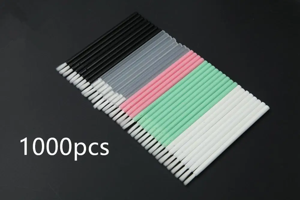 1000Pcs Disposable Lip Brush Lipstick Gloss Wands Applicator Makeup Tool Cosmetic Brushes Eyelash Eyebrow Accessories