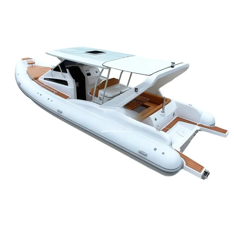 960cm 20 Persons Deluxe Water Sports Orca Hypalon Tube Cabin Fiberglass Semi Rigid Inflatable Boat (Ribs)