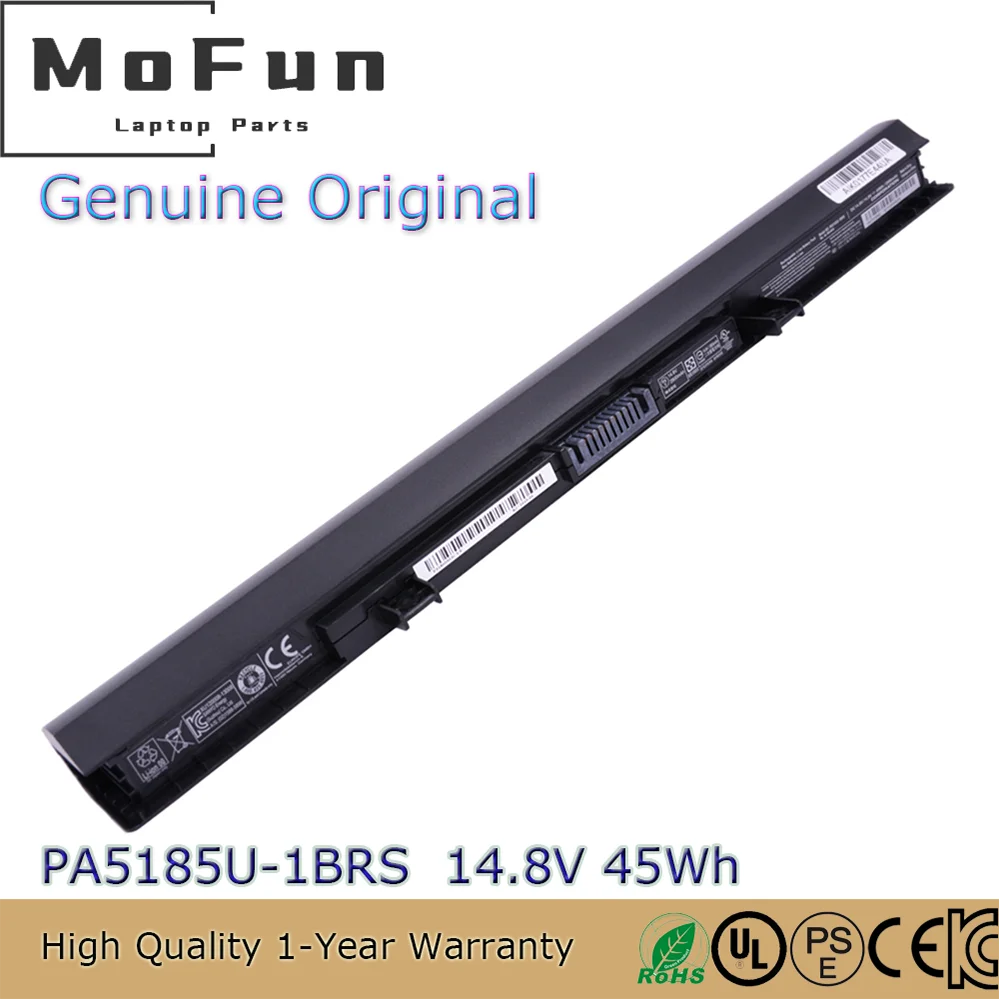 

Оригинальный аккумулятор для ноутбука PA5185U-1BRS 14,8 В 45 Втч для Toshiba Satellite C55D C55T C55-B5200 C55-B5300