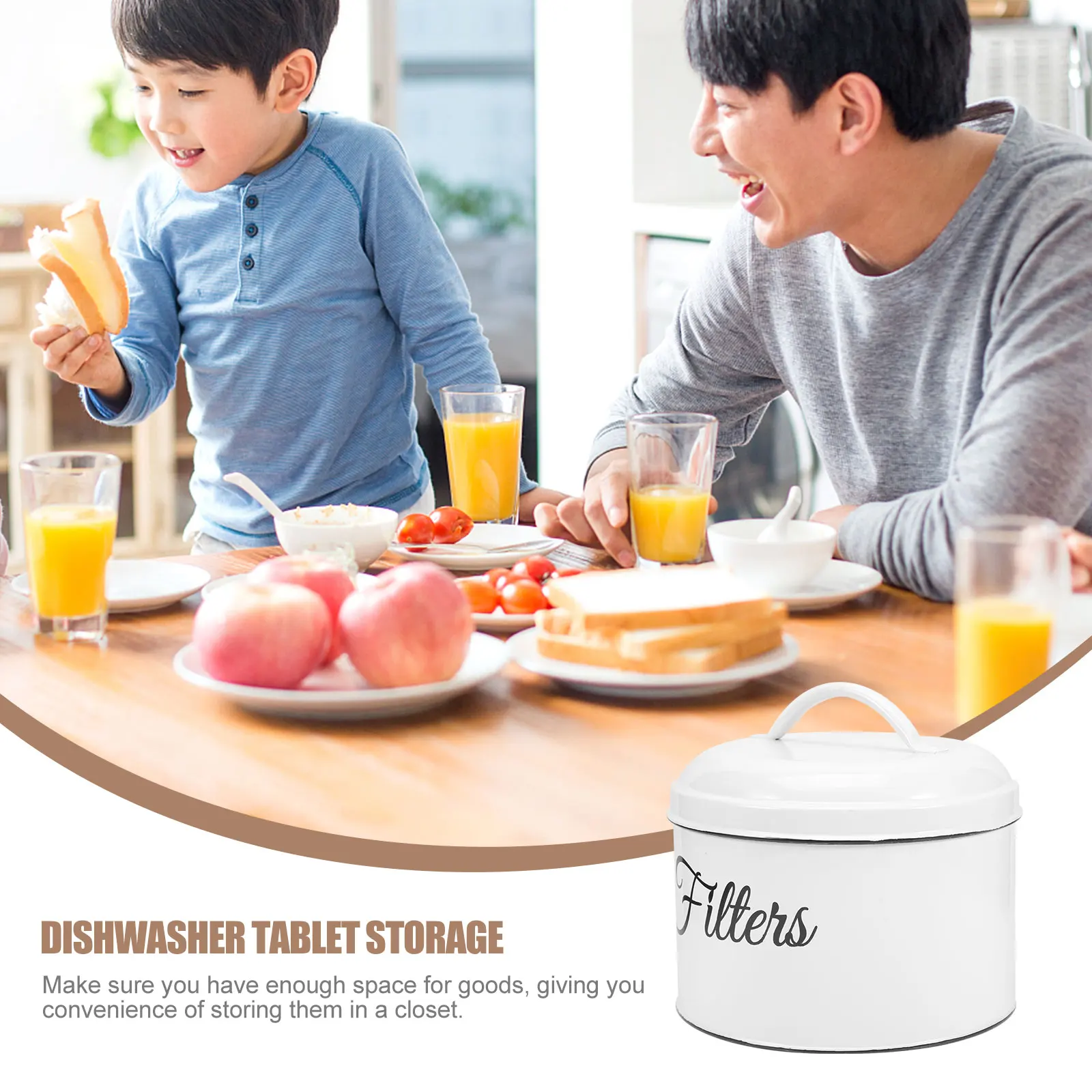 

Multifunctional Metal Storage Jar Coffee Bean Canister For Kitchen Tea Cereals Nuts Container Sealed Food Holder Dry