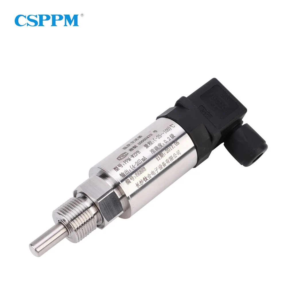 New PPM-WZPB -20-850 Degree Pt100 PT1000 Industrial Temperature Transmitter Sensor 4 20ma Temperature Probe Sensor