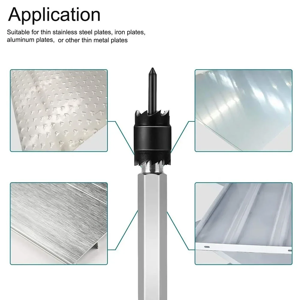 Spot Weld Cutter Kit 9PCS with Double Sided High-Speed Steel Blades for Enhanced Cutting Efficiency on Metal Panels