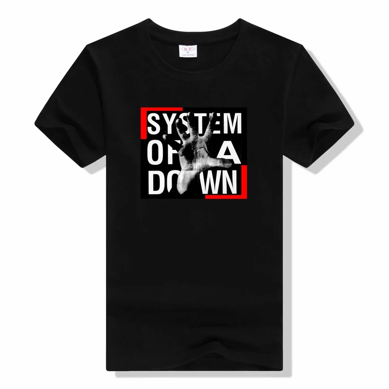 System Of A Down t shirt S.O.A.D. Armenian American Metal Band T Shirt rock band tee summer casual o-neck Short Sleeve t shirt