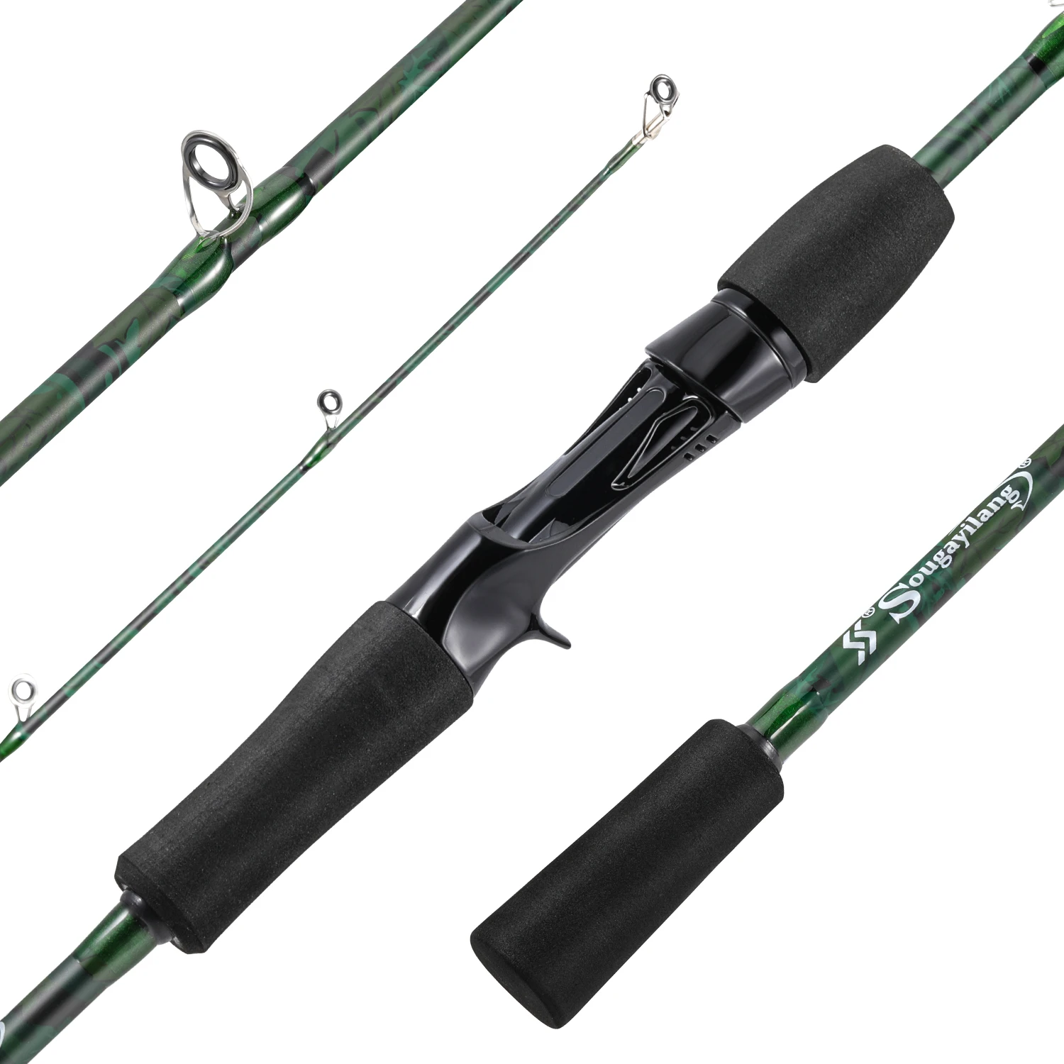 Sougayilang Combo caña y carrete 1.8m – Kit pesca lubina - imagen 5