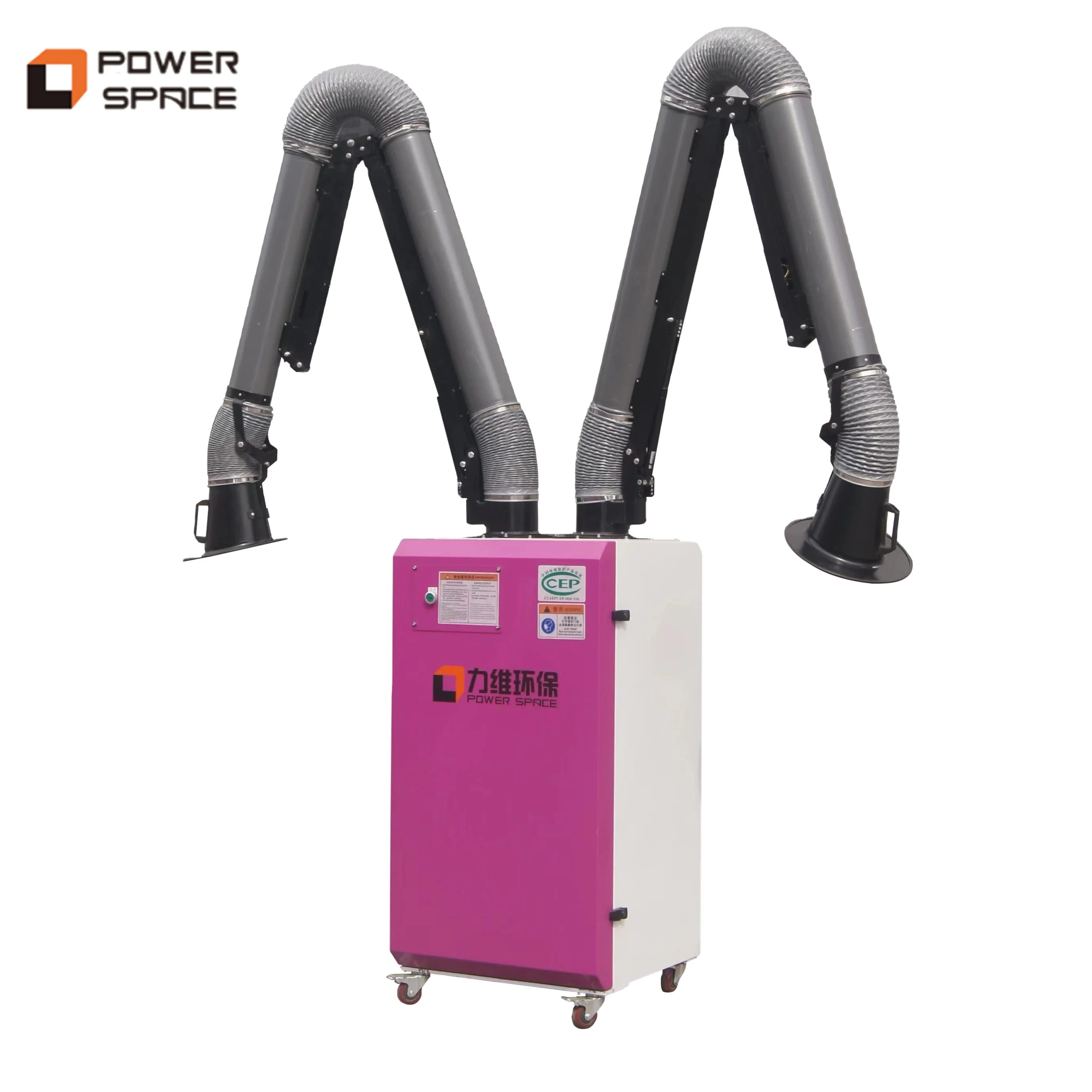 

2024 Factory smoke suction machine Portable smoke absorber welding fume extractor with flexible suction arm