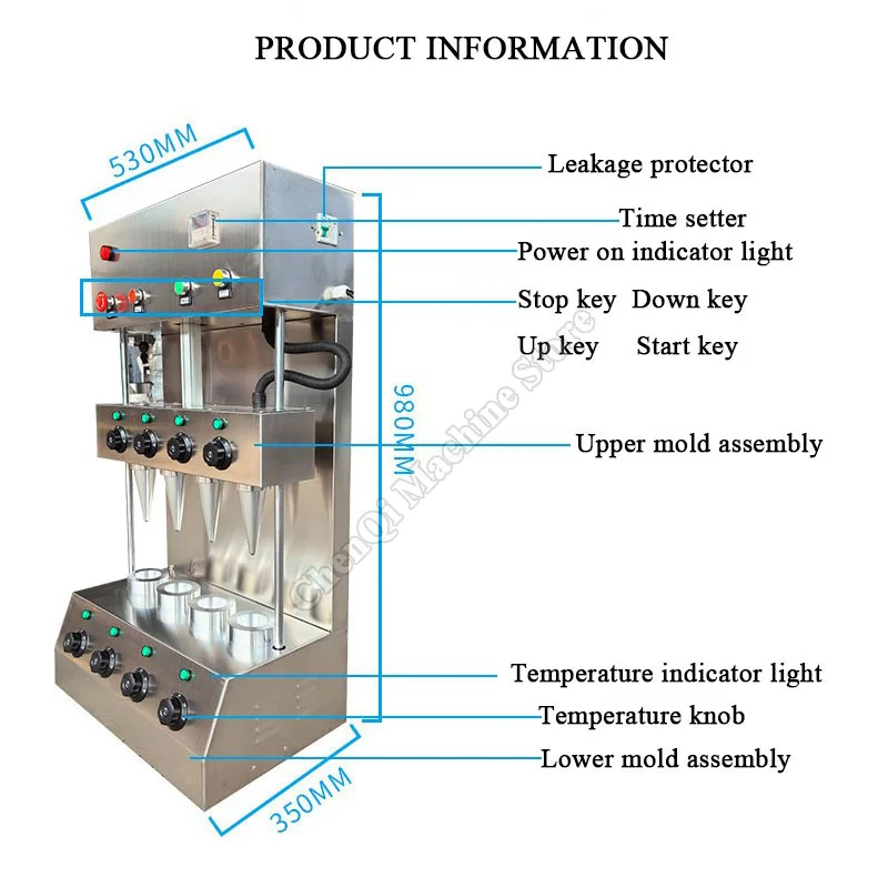 ماكينة صنع البيتزا المخروطية الذكية الأوتوماتيكية بالكامل ماكينة تشكيل البيتزا ماكينة صنع الوجبات الخفيفة الكهربائية