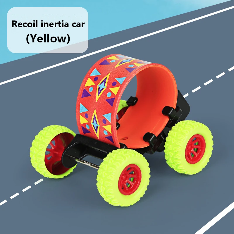 Creative Skateboard Pull Back Car Model Children's Toy Stunt Car Boy's Watch Car Is Resistant To Falling Rolling Back Vehicle