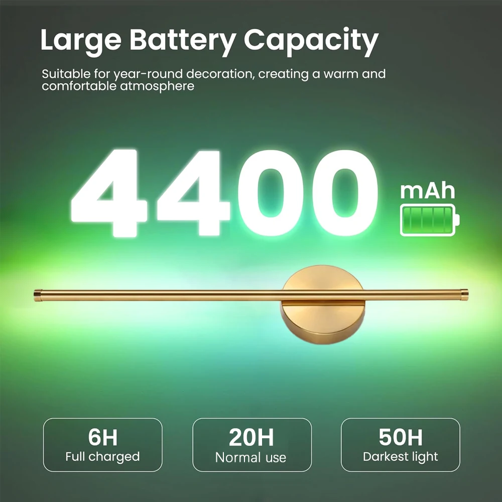 2p-4400mah-rgb-rechargeable-led-wall-lamp-50cm-removable-wall-sconce-bedroom-bedside-living-room-decor-fixture-magnetism-chassis