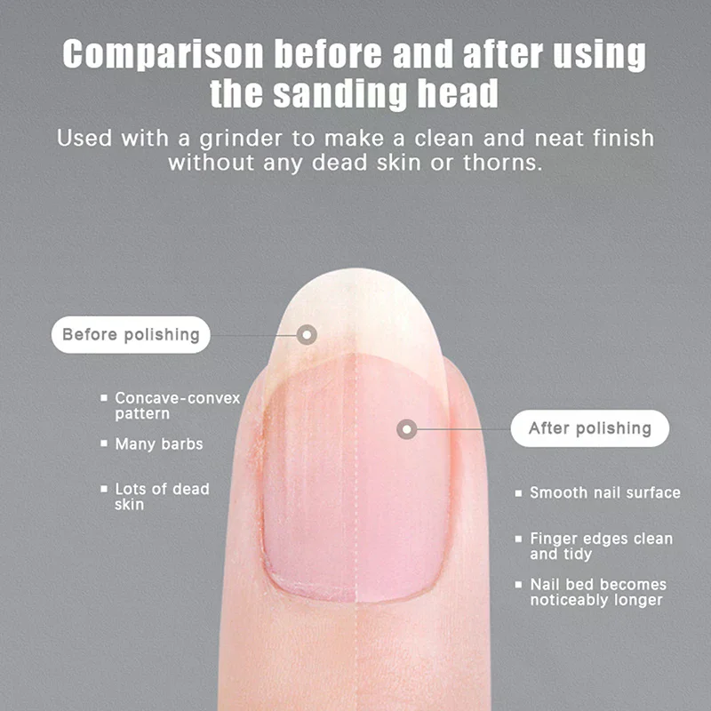 1 قطعة رأس تلميع الشعلة مسمار الشبت بت الماس قاطعة المطحنة ل مانيكير 3/32 "دغ ملف الأظافر الكهربائية أداة إزالة الجلد الميت #5