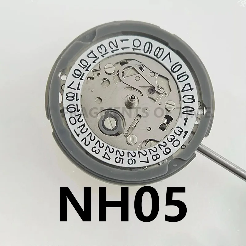 Watch Movement NH05 NH05B, Made In Japan, New Automatic Movement, Single Calendar Date 3, Replacement Parts