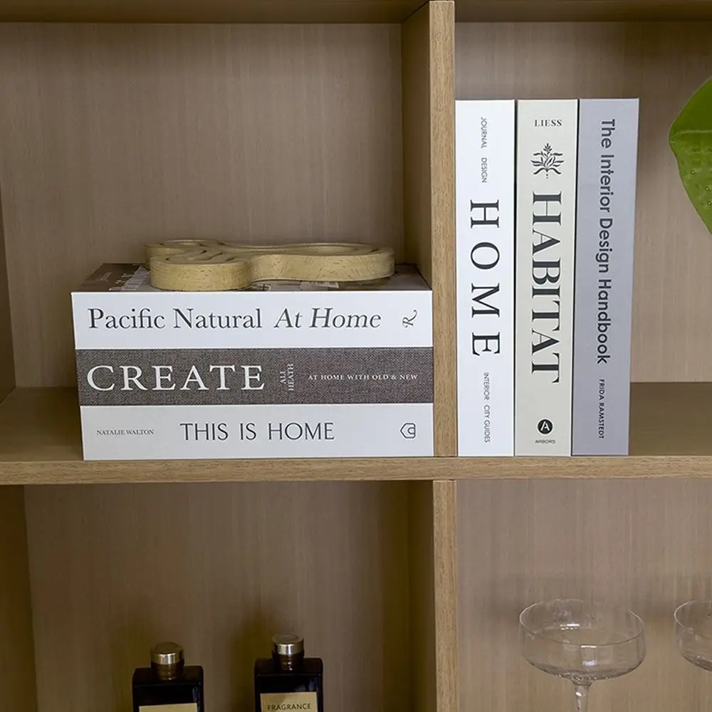 Sinple Foldable Fake Books Ornament Photography Prop Book Shelf Display Decorative Book Simulation Book Home Decoration view 4