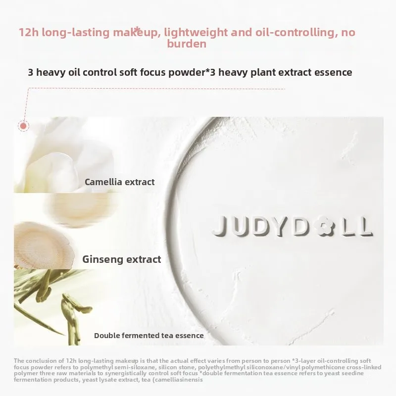 Judydoll Light และ Transparent Soft Focus Loose Powder Oil Control Brightening Original Setting Powder Matte Finish แต่งหน้า