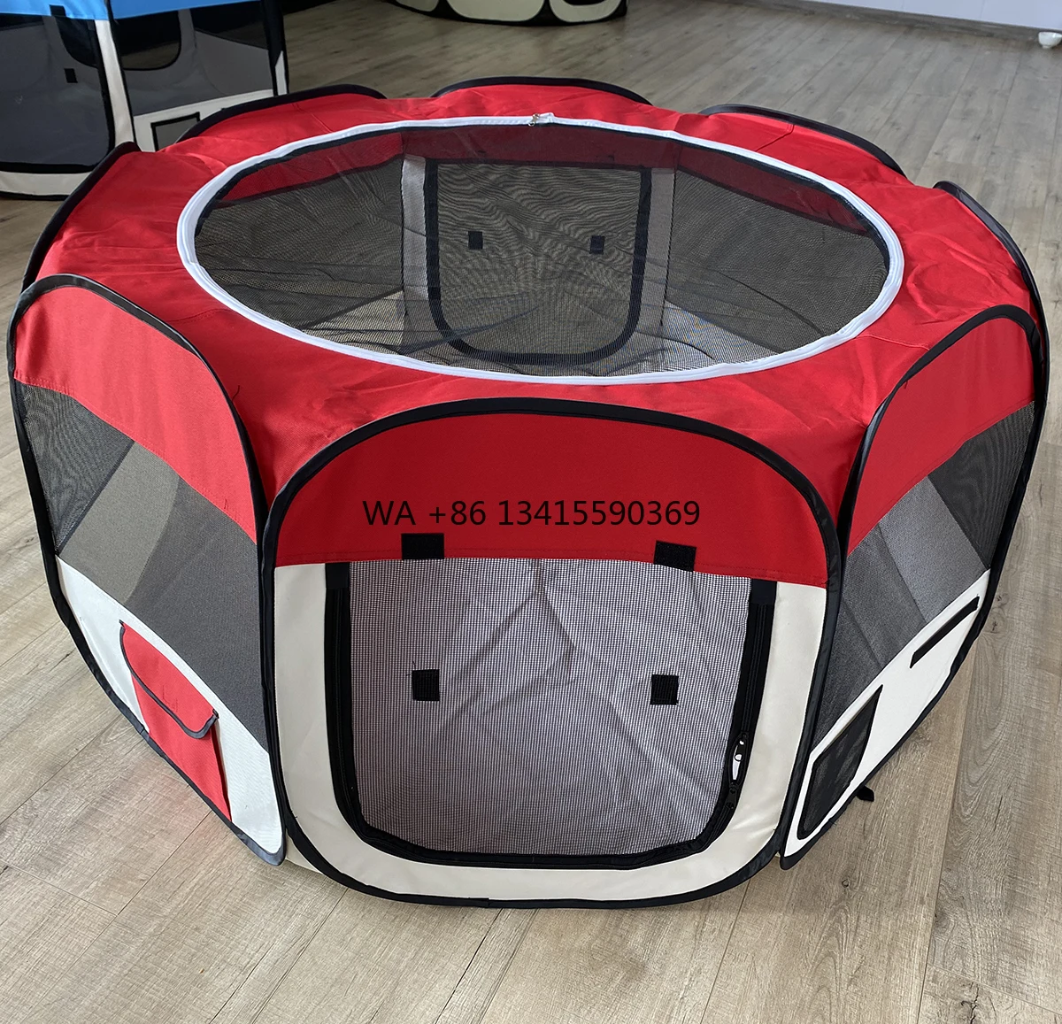 

Fabric Pop up Playpen for Dogs - Puppy Dog Cats Rabbits Play Pen