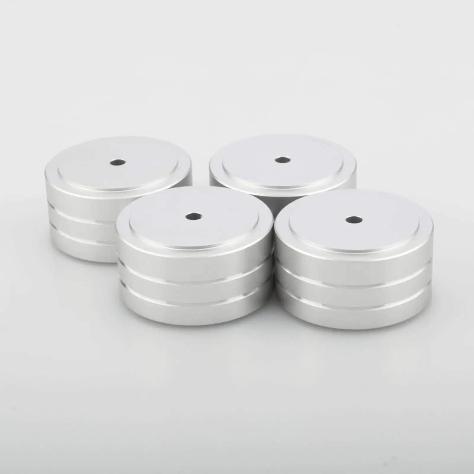 Aluminum Alloy Hifi Isolation Feet Pad Anti Vibration Amplifier Stand Speaker Spike Audio Protector for Universal DVD AMP