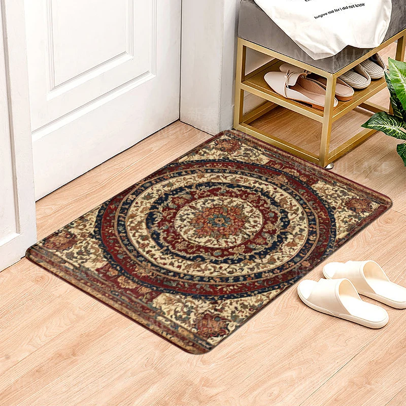 House entrance carpet Home door mat Modern Nordic style Room Bath Foot bathroom non-slip Kitchen water absorption rugs Abstract