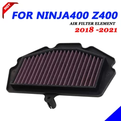 Para kawasaki ninja 400 ninja400 z400 2018 2019 2020 2021 2022 acessórios da motocicleta filtro de ar mais limpo elemento ar mais limpo