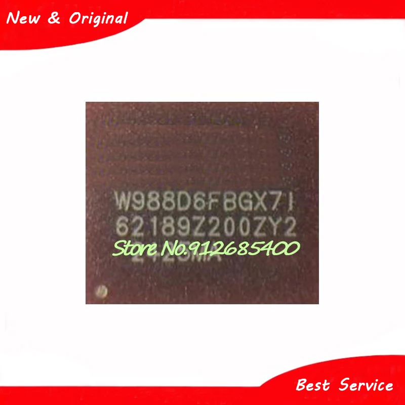 2 Pcs/Lot W988D6FBGX7I BGA54 New and Original In Stock