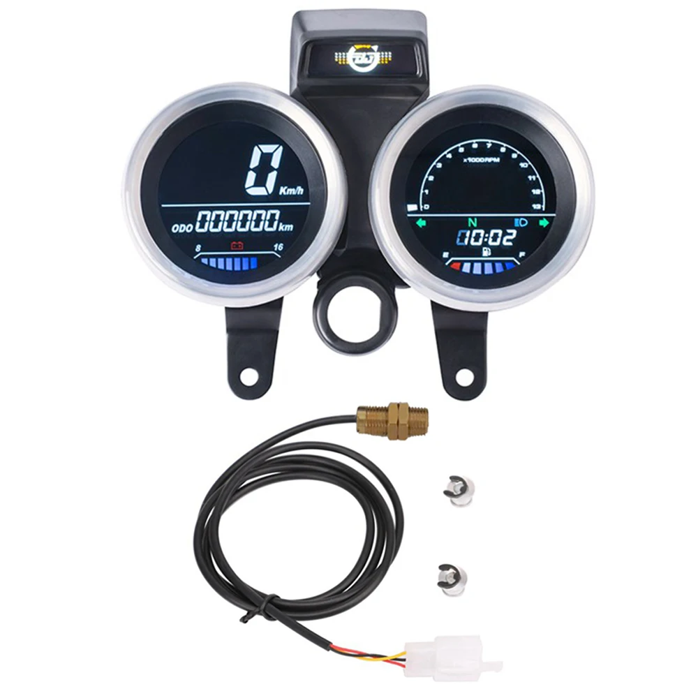 

Motorcycle Instrument Assembly for Suzuki GN125 GN150 Digital Meter Speedometer Odometer Gauge Gear Indicator C