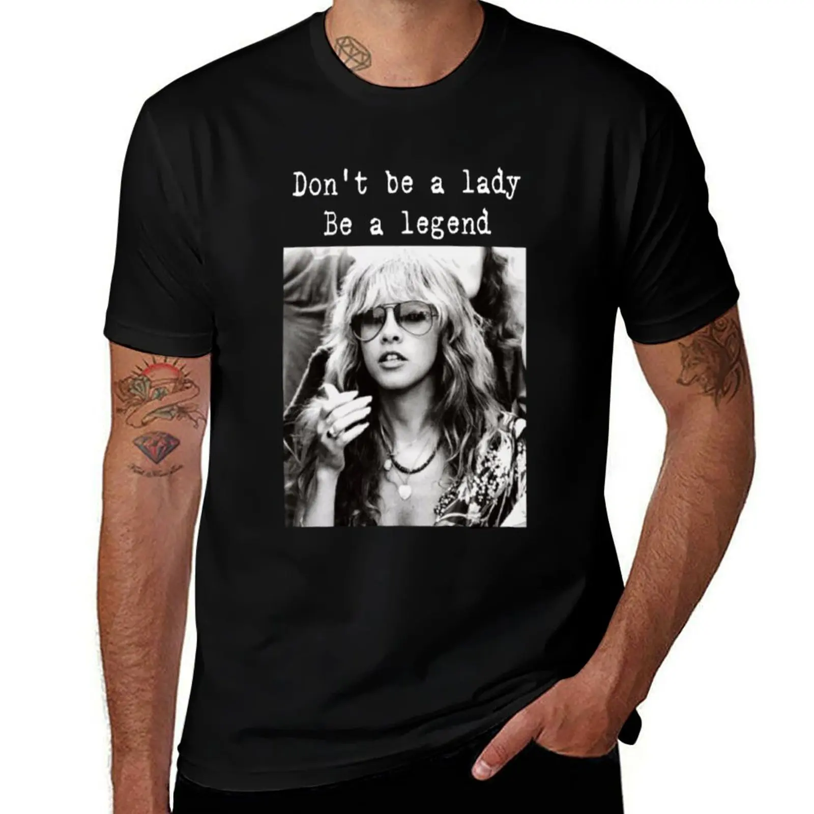

Stevie Nicks Be A Legend T-Shirt t shirt man plain t shirt man casual T-Shirt