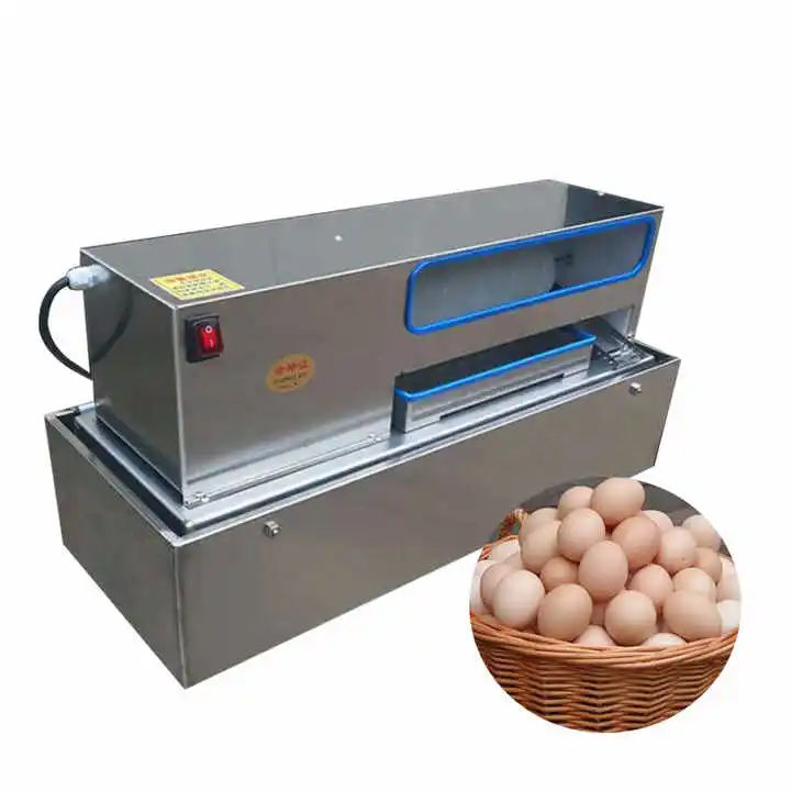 High Effective Chicken Egg Shell Removing Machine Hen Quail Egg Peeling Machine Egg Shell Breaking Peeling Machine