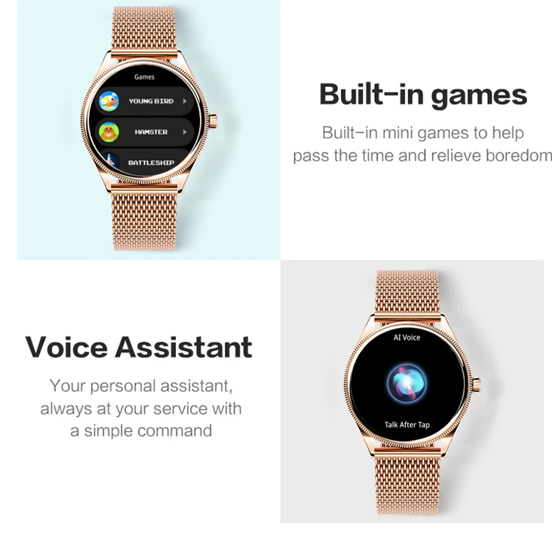 VALDUS VL60 Pro Smartwatch dla kobiet AMOLED Pełny ekran dotykowy Bluetooth Monitor snu Długi czas pracy baterii Inteligentny zegarek sportowy